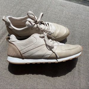 Cream colored Primark sneakers